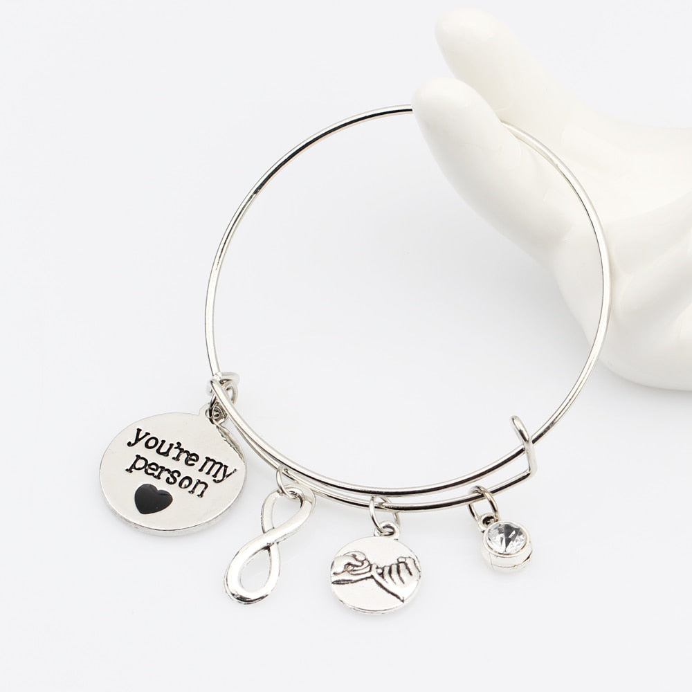 Infinity Charm Bracelet Grey's anatomy 2020